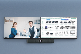 supporting dual-screen(TBC) for video meetings, screen sharing, whiteboard, etc.