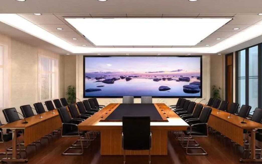 Экранные панели. Конференц зал ВКС дублирующие мониторы. Digital Signage для конференц-залов. Мониторы для переговорных комнат. Монитор для конференц зала.
