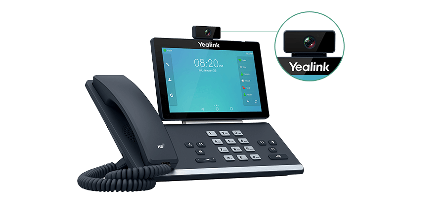 Yealink SIP-T58A Smart Media IP Business Phone FOR PARTS OR REPAIR Base Only 