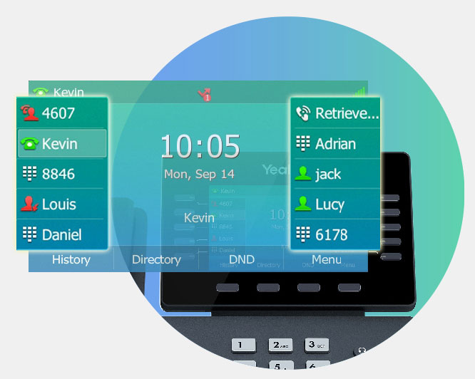 Téléphone de conférence sans fil, service de téléphonie VoIP pour les entreprises, téléphone de bureau Dect