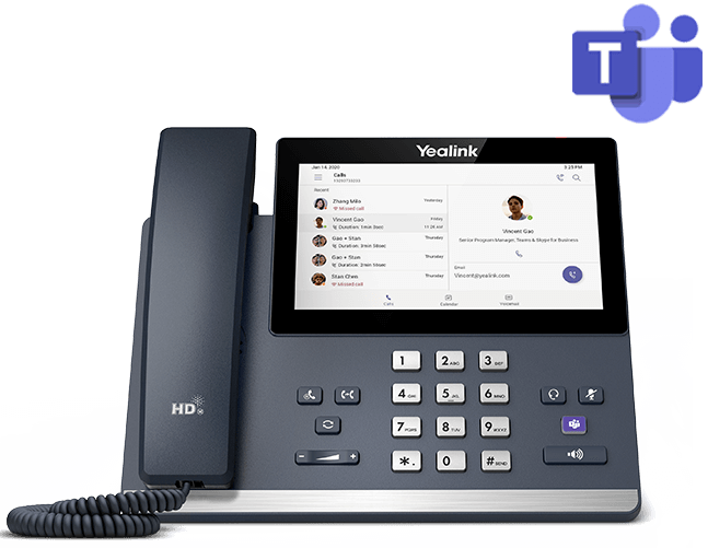 Téléphone de bureau Android, fournisseurs VoIP, systèmes téléphoniques Teams, téléphones Microsoft Teams, système téléphonique Microsoft Teams