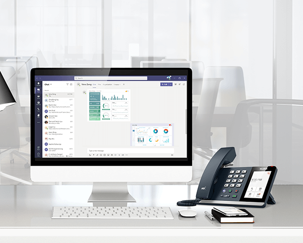 téléphones Microsoft Teams, système téléphonique de bureau, meilleur téléphone avec caméra vidéo, téléphones IP pour les entreprises