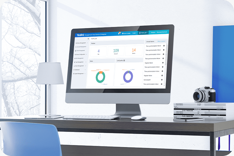 Yealink MVC series remote management helps IT admins organize thier video conferencing equipment in any conference rooms.