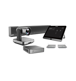 Yealink audio video conferencing equipments contains cameras and conference room microphones.