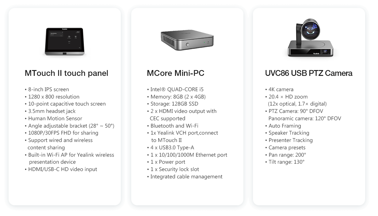 Yealink MVC860 video conference camera