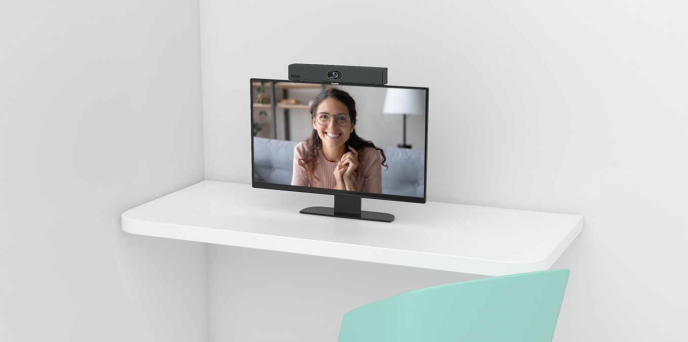 MeetingBar A10 - Microsoft Teams Rooms system on Android - the best video bar for huddle spaces | Yealink