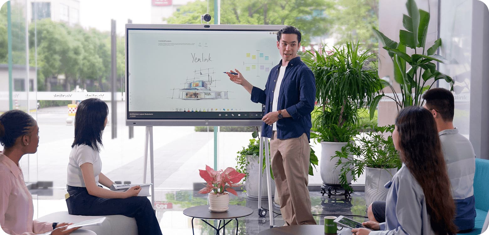 tableau blanc des équipes, salle de réunion vidéo TV