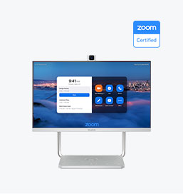 Desktop Collaboration Display Desk Vision A24 Zoom Rooms Appliance-Mini  Video Conferencing Solution For Hotel Or Personal Collaboration