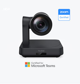 The Yealink UVC84 is a 4K PTZ camera for a video conference room to enhance video quality in everyone and every detail.