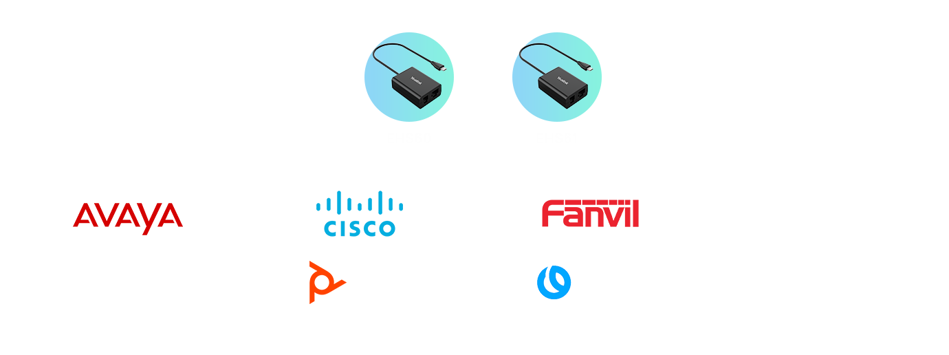 avec vos téléphones tiers Cisco, Avaya, Poly, Mitel, Unify, Grandstream et Fanvil.