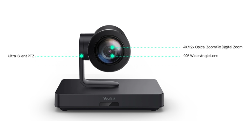 UVC85 camera delivers 4K ultra-high-definition video cover medium to large conference rooms