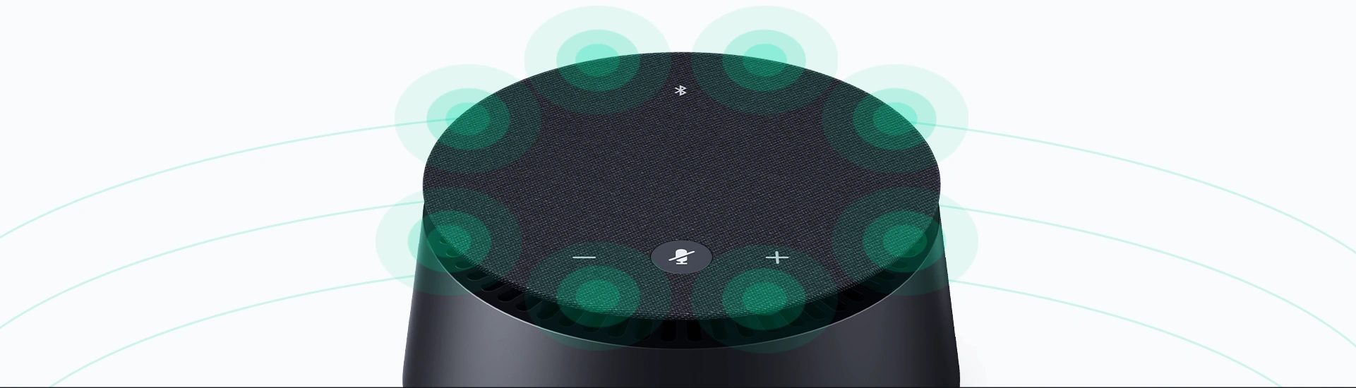 This device features an 8-element omnidirectional microphone, full-range speaker, intelligent noise and echo cancellation, full-duplex communication, unified device management, and support for BYOD.