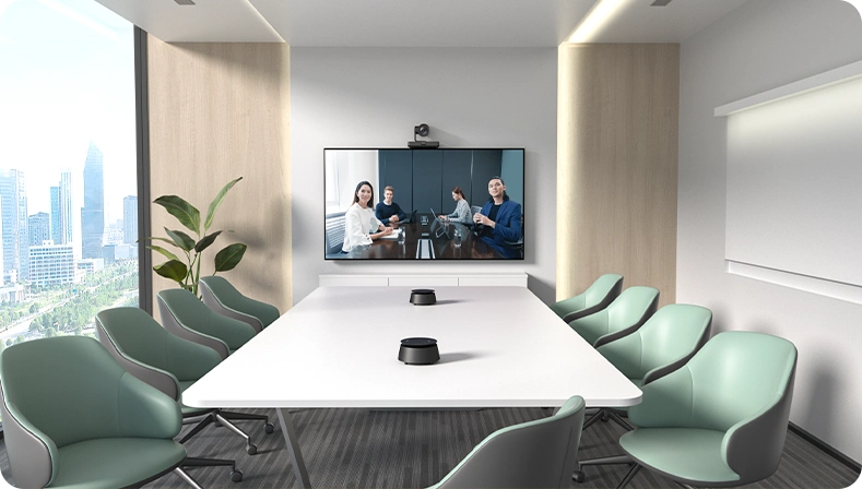 The UVC85-BYOD kit offers premium audio and video conferencing for medium to large rooms, featuring Yealink 4K Ultra HD Camera and CP50&CPE40 Speakerphone, with plug-and-play Type-C connectivity for ultra-clear video and lossless audio.