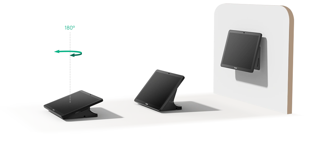 Flexible CTP25 console installation: table, desk, or wall mount, easily connecting directly to the bar or via IP.