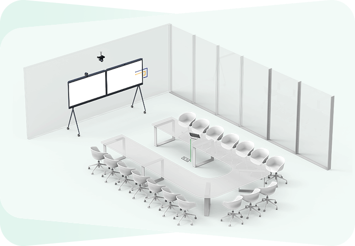 Yealink MeetingBoard Pro und MeetingBar A50 – digitale Arbeitsplatzlösung