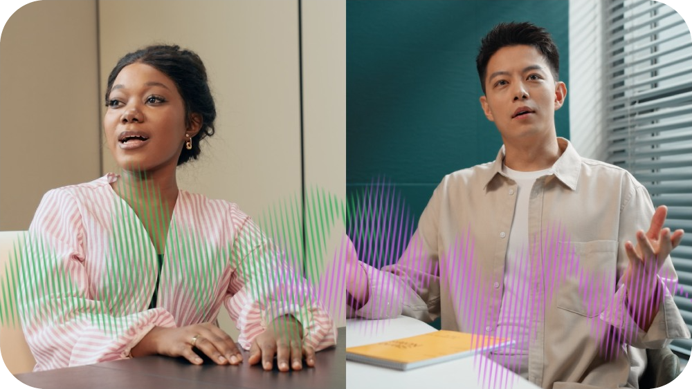 KI-gestützter Geräuschunterdrückung und Vollduplex-Audio