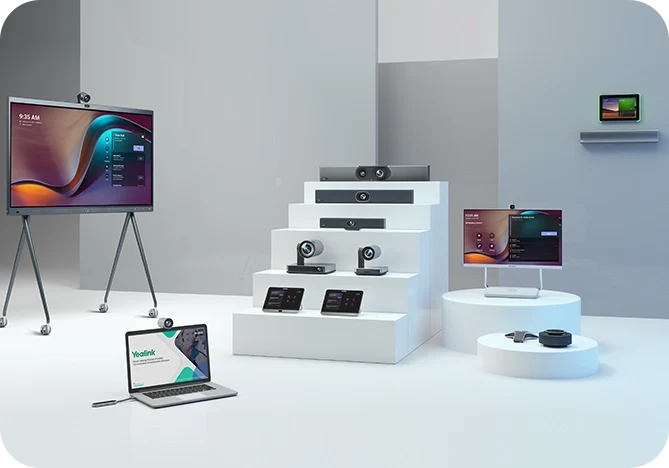 HD cameras microphones speakers video and audio communication