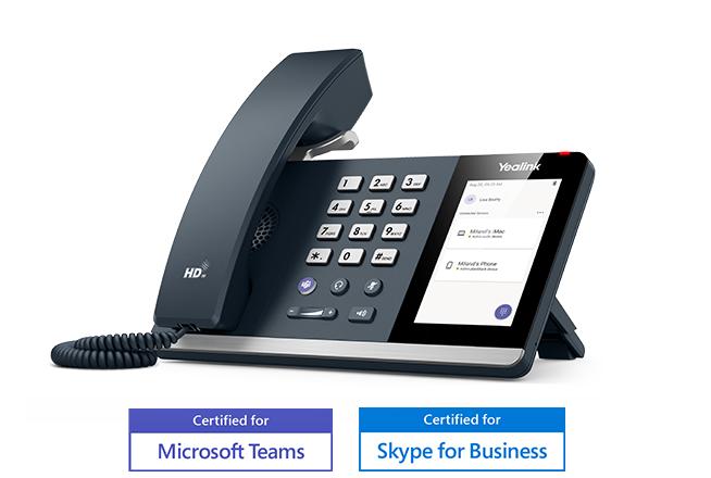 MP50<br>Teléfonos para Microsoft Teams