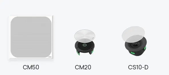 Dispositif audio de plafond (en option)